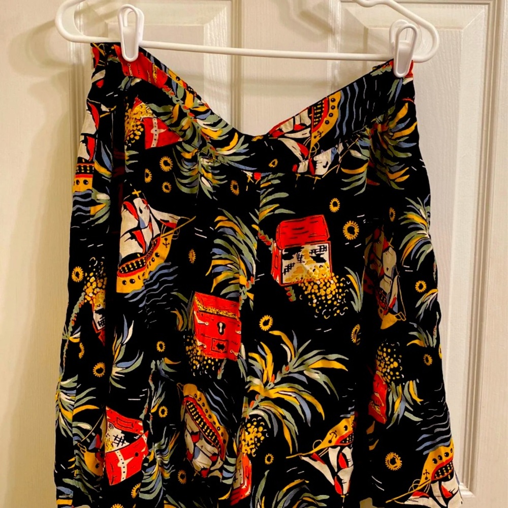 Trashy Diva High Waist Shorts in Pirate Treasure size 18